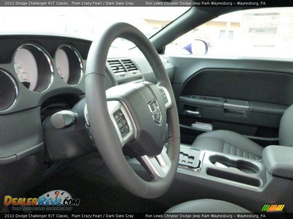 2013 Dodge Challenger R/T Classic Plum Crazy Pearl / Dark Slate Gray Photo #16