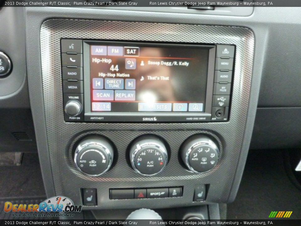 Controls of 2013 Dodge Challenger R/T Classic Photo #19
