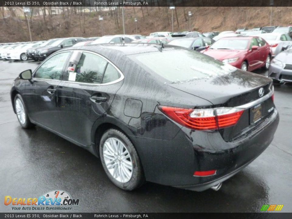 2013 Lexus ES 350 Obsidian Black / Black Photo #2