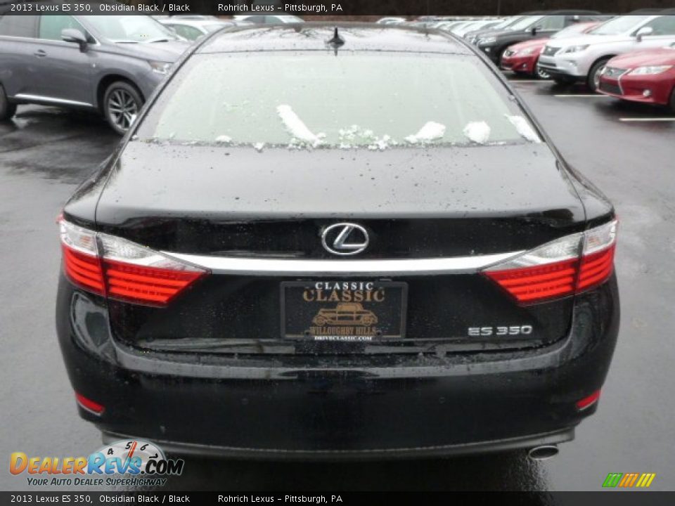 2013 Lexus ES 350 Obsidian Black / Black Photo #3