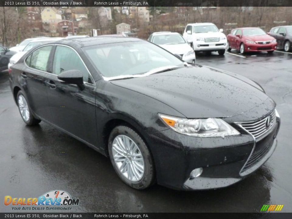2013 Lexus ES 350 Obsidian Black / Black Photo #6