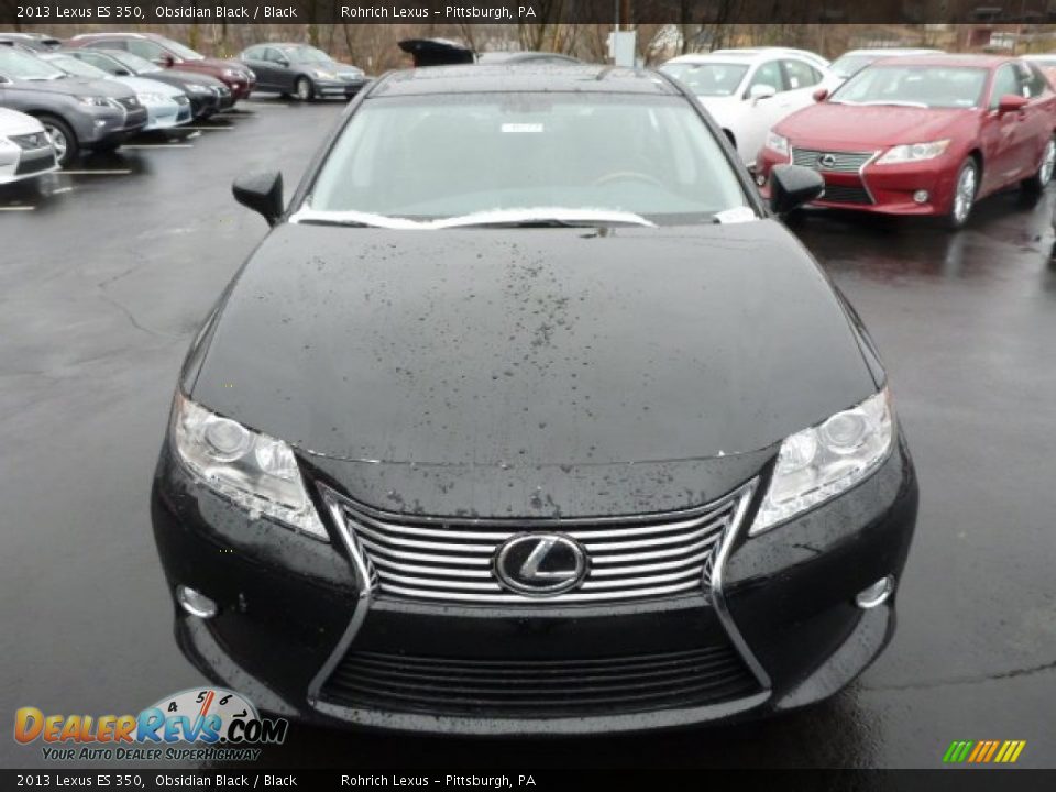 2013 Lexus ES 350 Obsidian Black / Black Photo #7