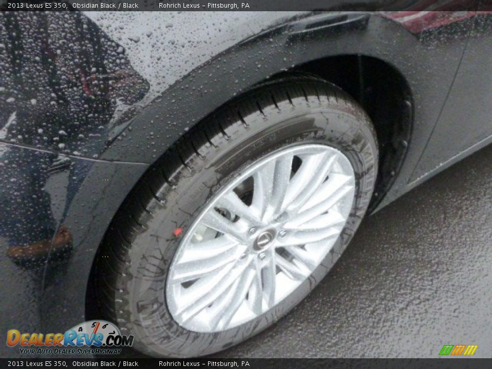 2013 Lexus ES 350 Obsidian Black / Black Photo #9