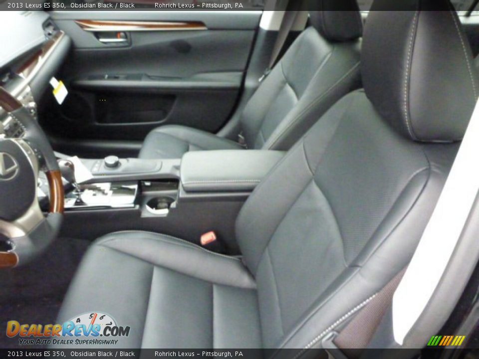 2013 Lexus ES 350 Obsidian Black / Black Photo #10