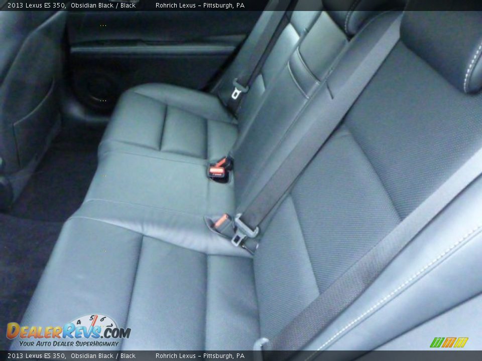 2013 Lexus ES 350 Obsidian Black / Black Photo #11