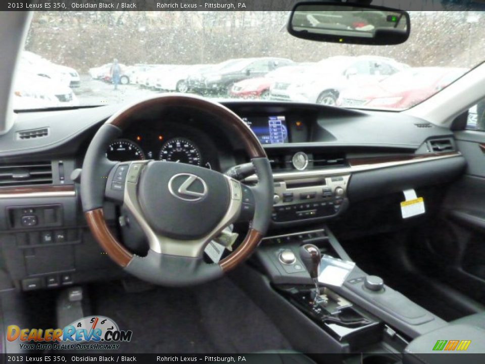 2013 Lexus ES 350 Obsidian Black / Black Photo #12