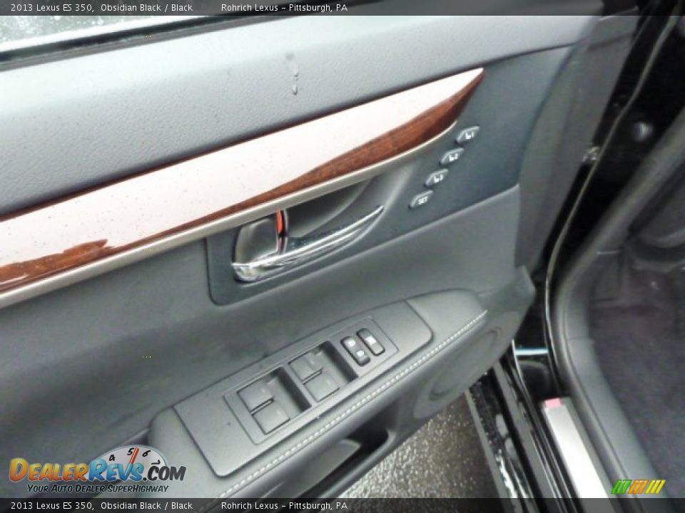 2013 Lexus ES 350 Obsidian Black / Black Photo #14