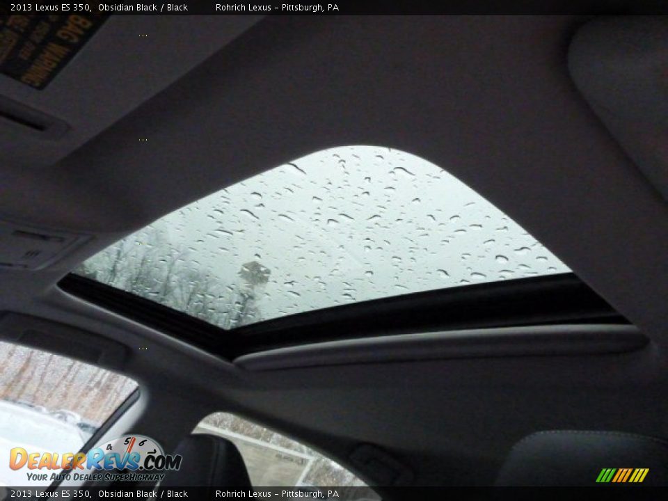 2013 Lexus ES 350 Obsidian Black / Black Photo #15