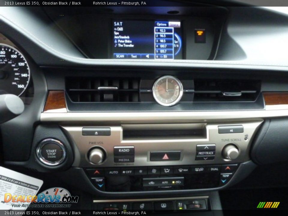 2013 Lexus ES 350 Obsidian Black / Black Photo #18