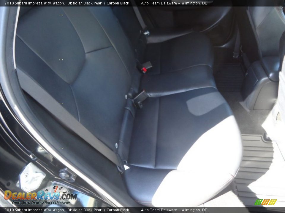 2010 Subaru Impreza WRX Wagon Obsidian Black Pearl / Carbon Black Photo #17
