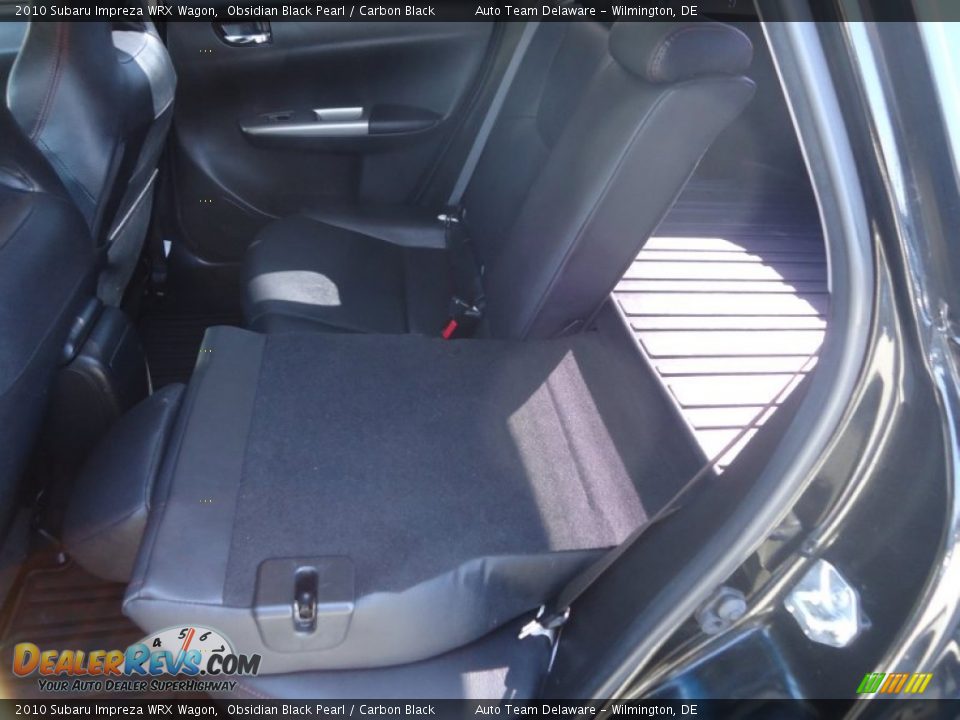 2010 Subaru Impreza WRX Wagon Obsidian Black Pearl / Carbon Black Photo #18