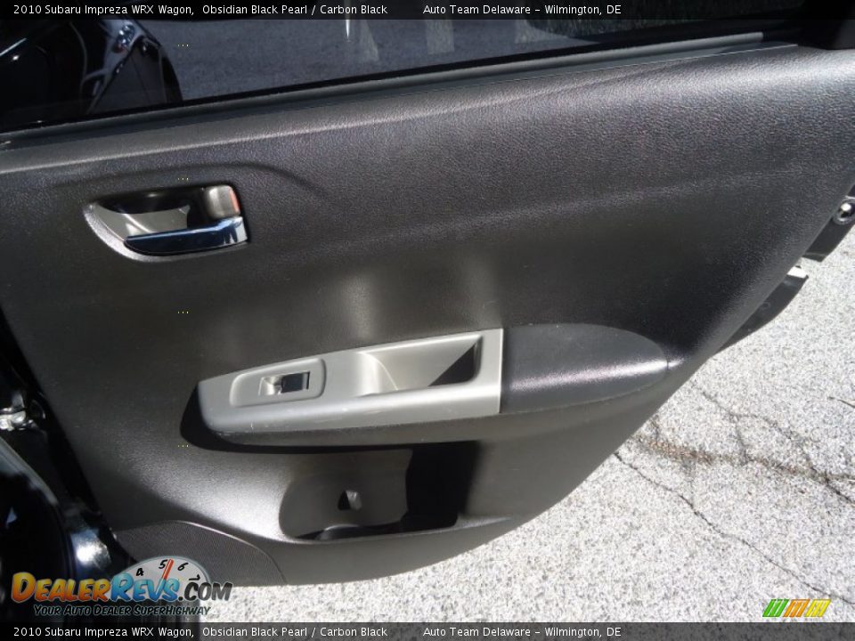2010 Subaru Impreza WRX Wagon Obsidian Black Pearl / Carbon Black Photo #21
