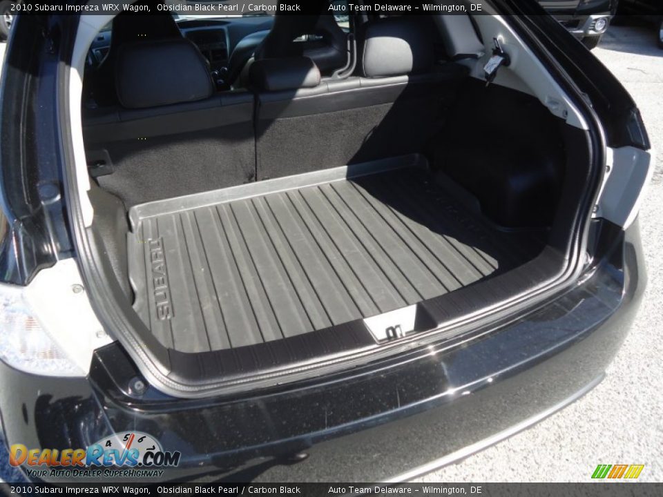 2010 Subaru Impreza WRX Wagon Obsidian Black Pearl / Carbon Black Photo #22