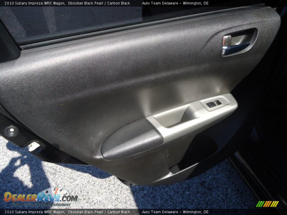 2010 Subaru Impreza WRX Wagon Obsidian Black Pearl / Carbon Black Photo #23