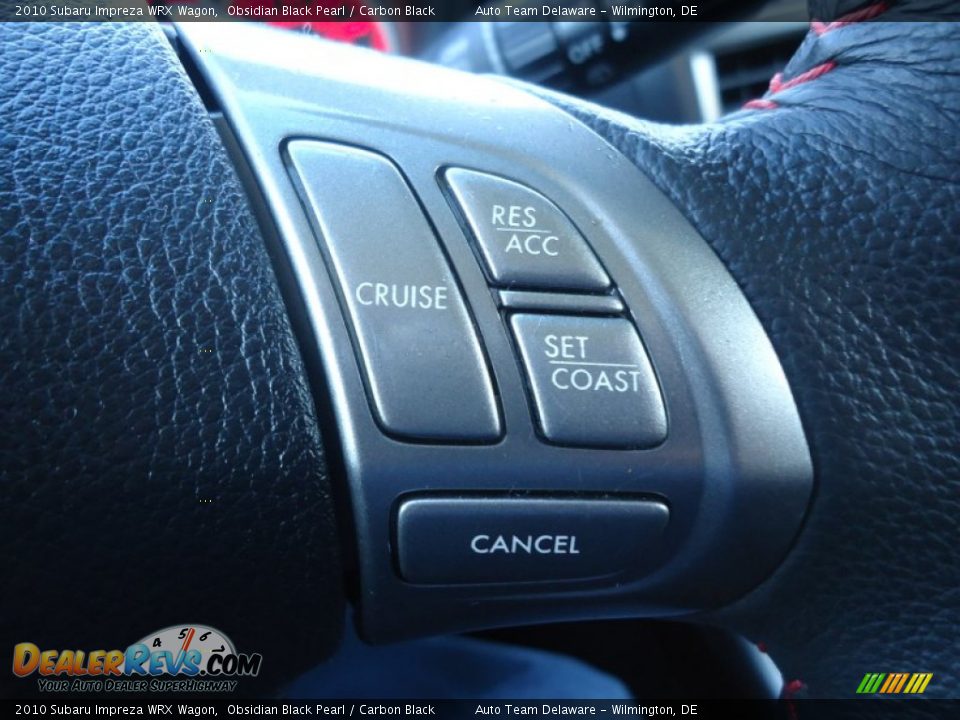 2010 Subaru Impreza WRX Wagon Obsidian Black Pearl / Carbon Black Photo #24