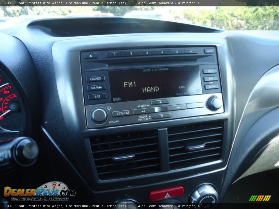 2010 Subaru Impreza WRX Wagon Obsidian Black Pearl / Carbon Black Photo #26