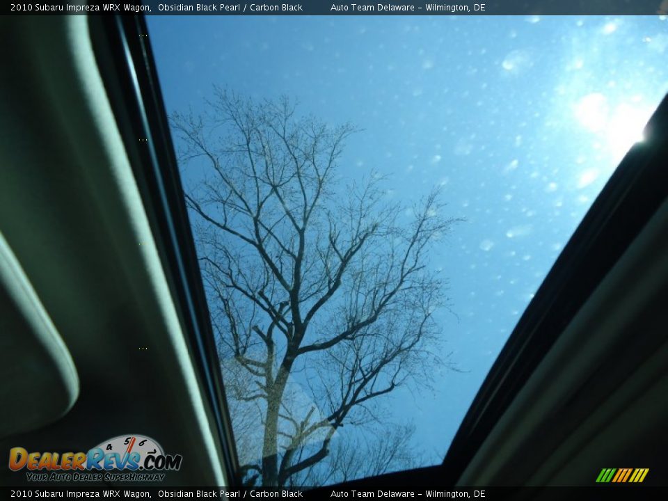 2010 Subaru Impreza WRX Wagon Obsidian Black Pearl / Carbon Black Photo #30