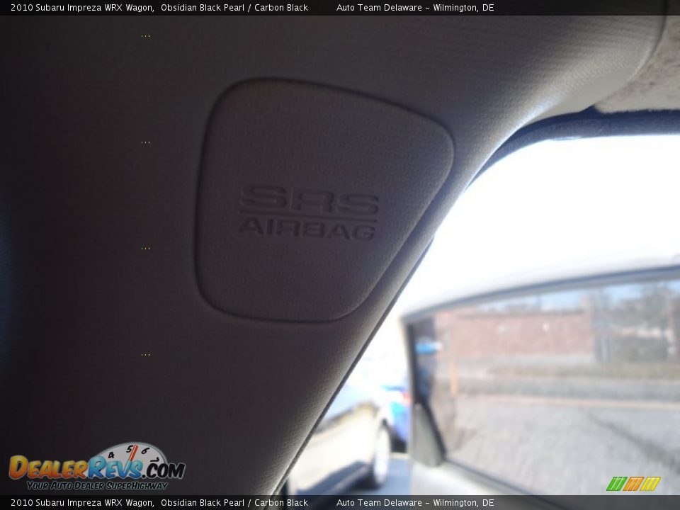 2010 Subaru Impreza WRX Wagon Obsidian Black Pearl / Carbon Black Photo #33