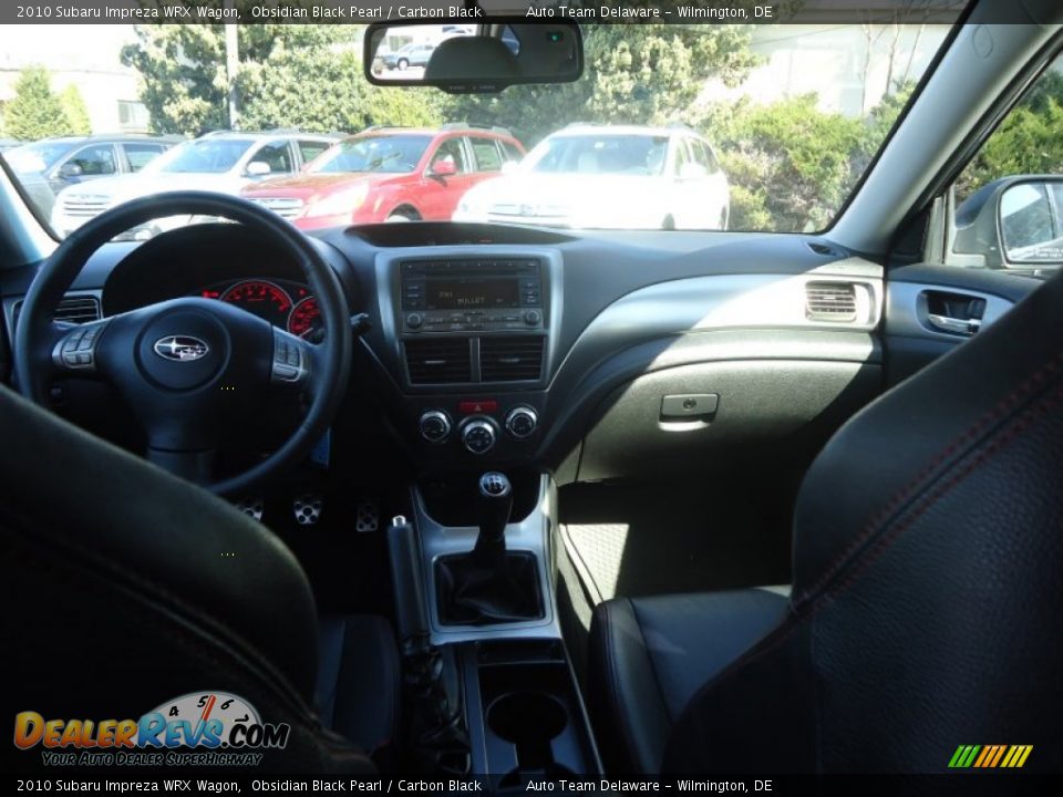 2010 Subaru Impreza WRX Wagon Obsidian Black Pearl / Carbon Black Photo #34