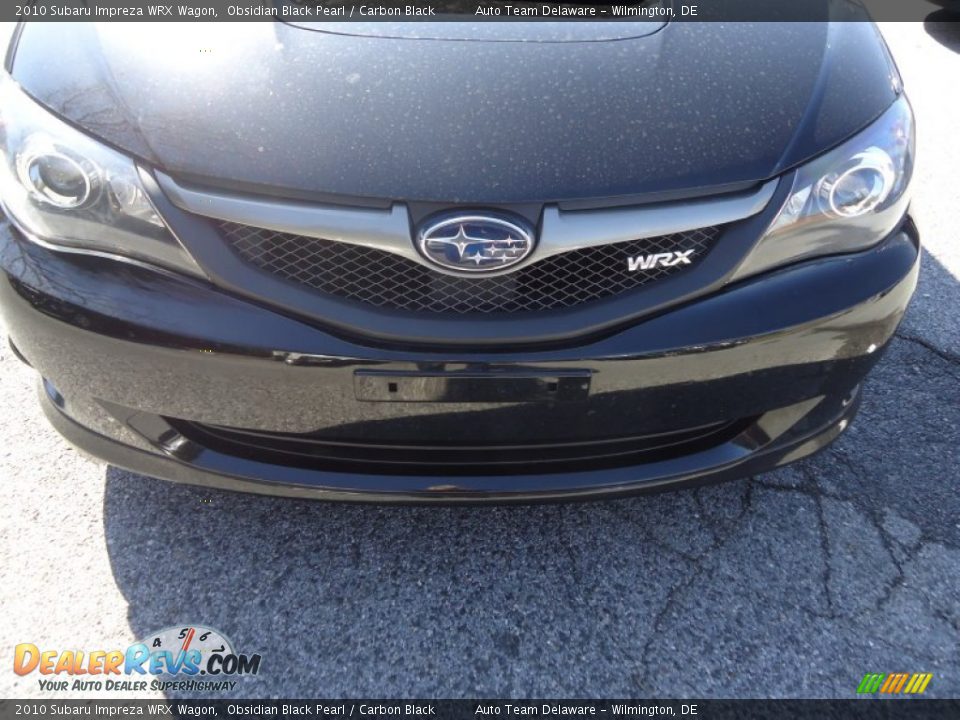 2010 Subaru Impreza WRX Wagon Obsidian Black Pearl / Carbon Black Photo #36