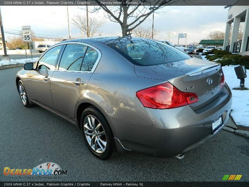 2009 Infiniti G 37 x Sedan Platinum Graphite / Graphite Photo #5
