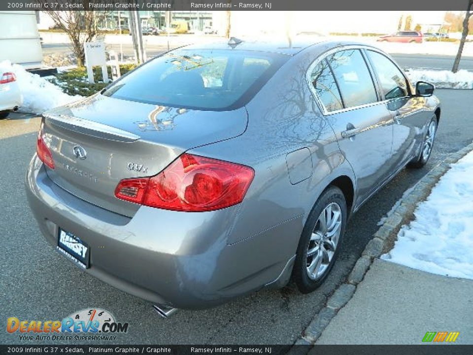 2009 Infiniti G 37 x Sedan Platinum Graphite / Graphite Photo #7