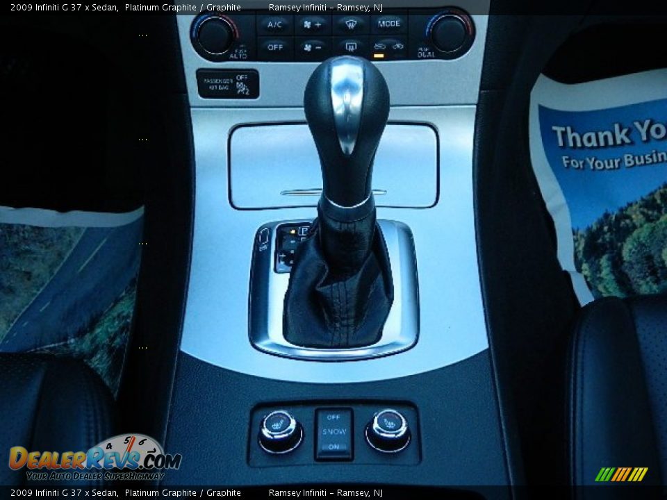 2009 Infiniti G 37 x Sedan Platinum Graphite / Graphite Photo #20