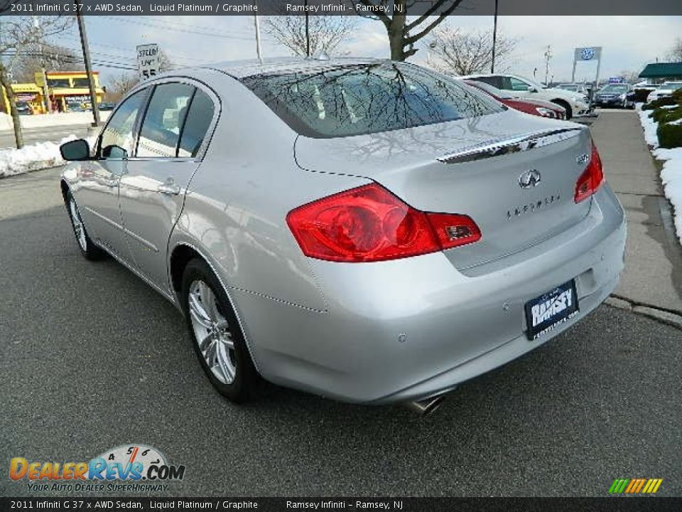 2011 Infiniti G 37 x AWD Sedan Liquid Platinum / Graphite Photo #5
