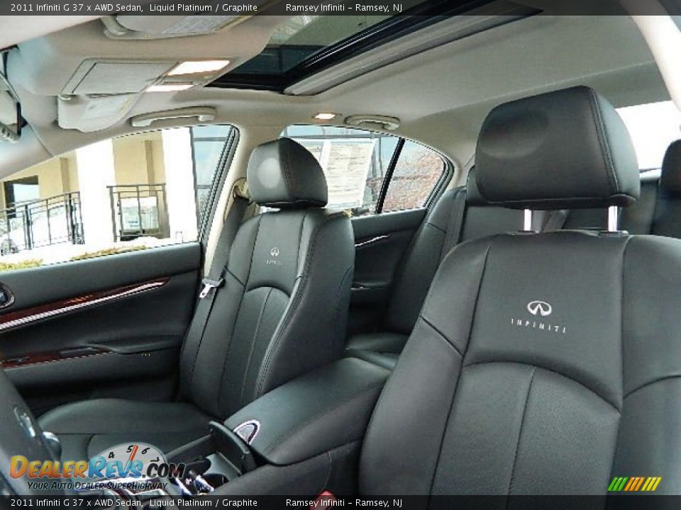 2011 Infiniti G 37 x AWD Sedan Liquid Platinum / Graphite Photo #11