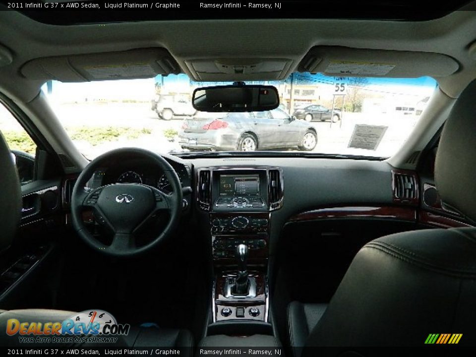 2011 Infiniti G 37 x AWD Sedan Liquid Platinum / Graphite Photo #16