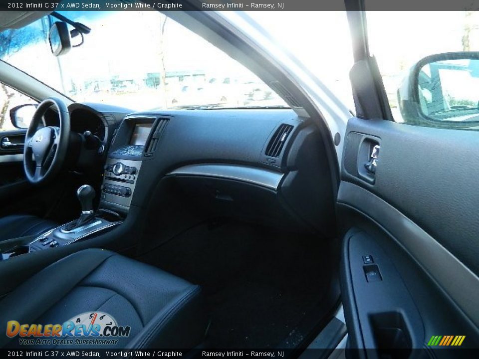2012 Infiniti G 37 x AWD Sedan Moonlight White / Graphite Photo #14