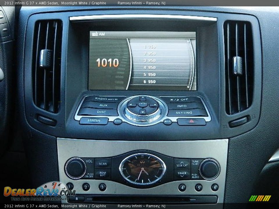 2012 Infiniti G 37 x AWD Sedan Moonlight White / Graphite Photo #18
