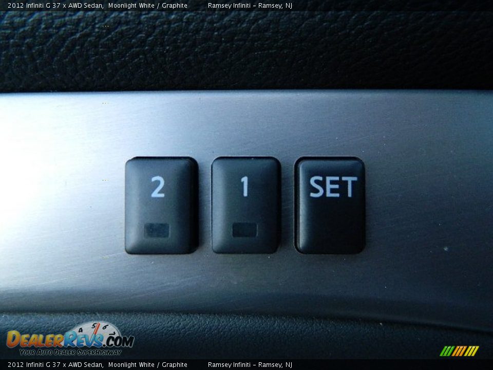 2012 Infiniti G 37 x AWD Sedan Moonlight White / Graphite Photo #20