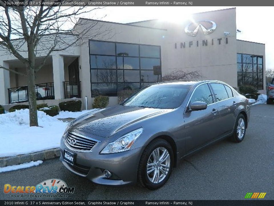 2010 Infiniti G  37 x S Anniversary Edition Sedan Graphite Shadow / Graphite Photo #2