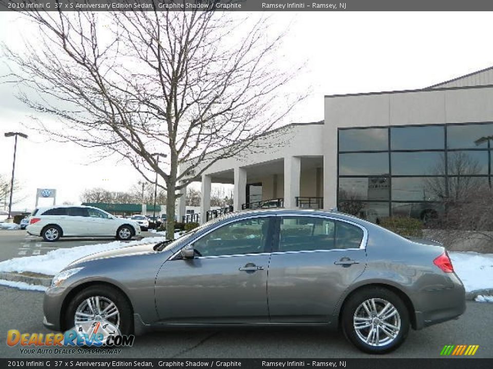 2010 Infiniti G  37 x S Anniversary Edition Sedan Graphite Shadow / Graphite Photo #4