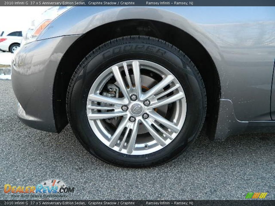 2010 Infiniti G  37 x S Anniversary Edition Sedan Graphite Shadow / Graphite Photo #10