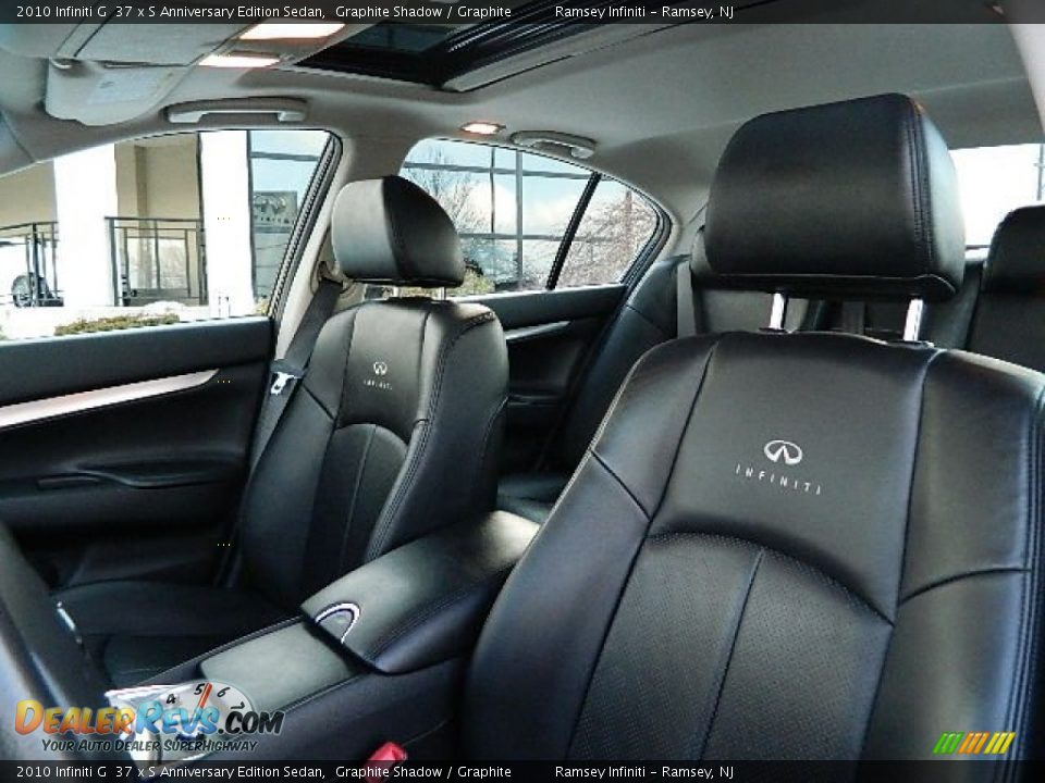2010 Infiniti G  37 x S Anniversary Edition Sedan Graphite Shadow / Graphite Photo #11
