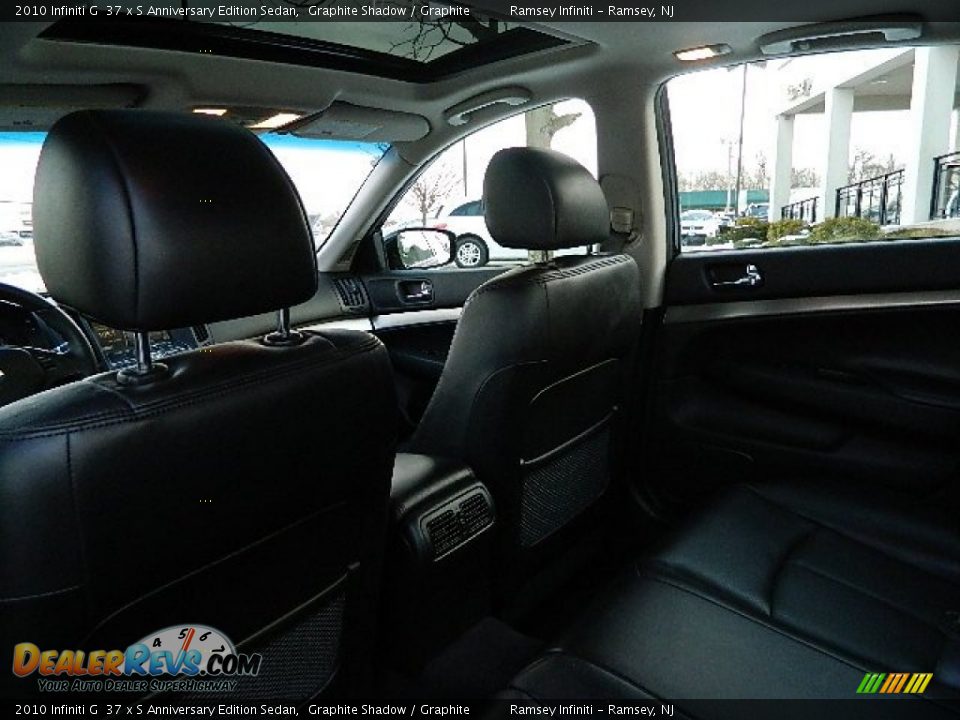 2010 Infiniti G  37 x S Anniversary Edition Sedan Graphite Shadow / Graphite Photo #12