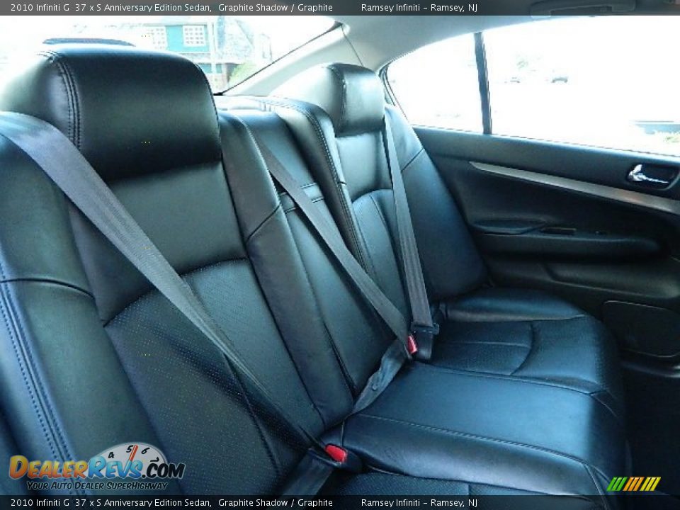 2010 Infiniti G  37 x S Anniversary Edition Sedan Graphite Shadow / Graphite Photo #13