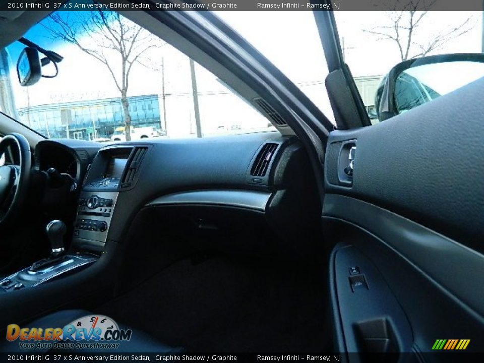 2010 Infiniti G  37 x S Anniversary Edition Sedan Graphite Shadow / Graphite Photo #14