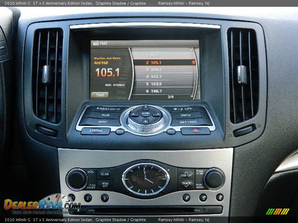 2010 Infiniti G  37 x S Anniversary Edition Sedan Graphite Shadow / Graphite Photo #19