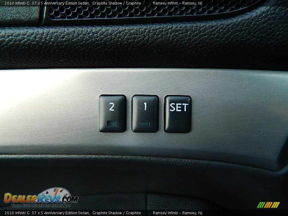 2010 Infiniti G  37 x S Anniversary Edition Sedan Graphite Shadow / Graphite Photo #22