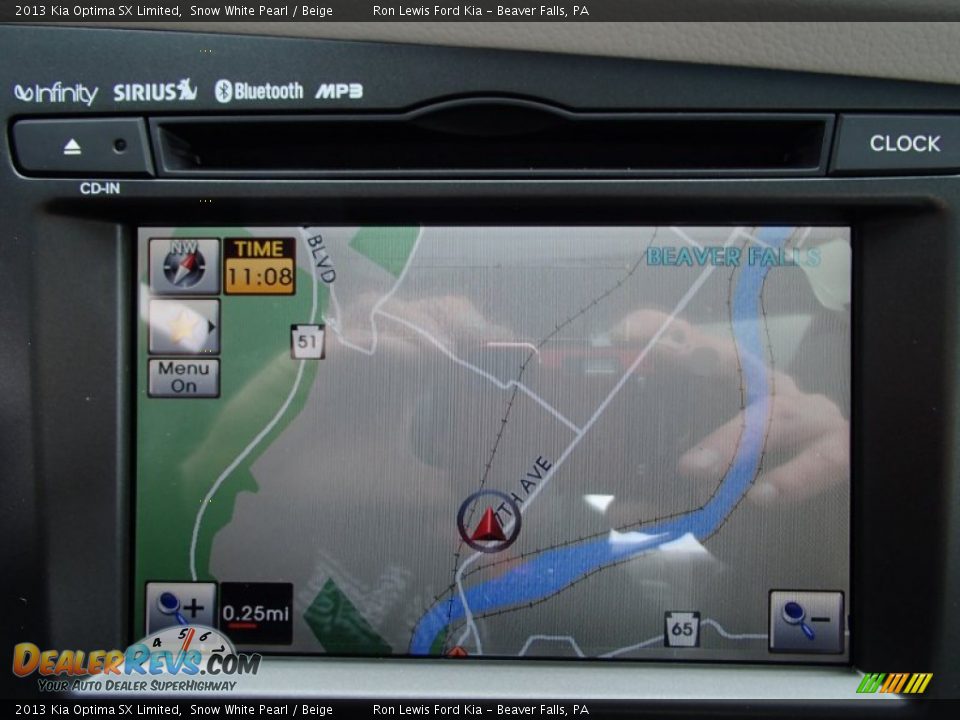 2013 Kia Optima SX Limited Snow White Pearl / Beige Photo #19