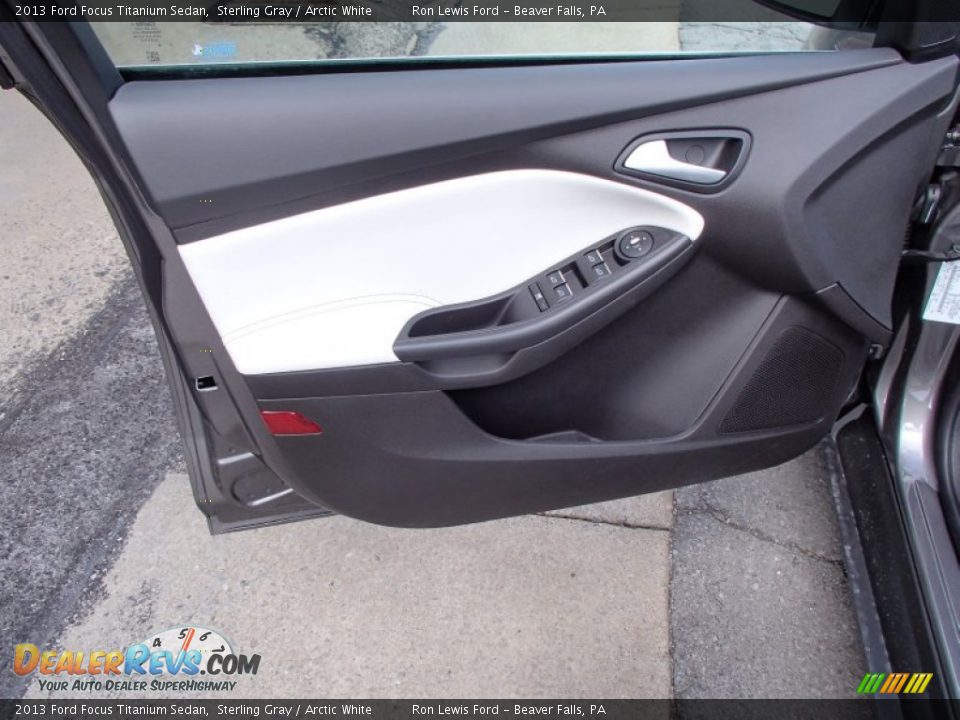 Door Panel of 2013 Ford Focus Titanium Sedan Photo #12