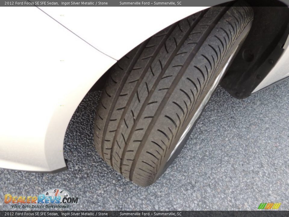 2012 Ford Focus SE SFE Sedan Ingot Silver Metallic / Stone Photo #17