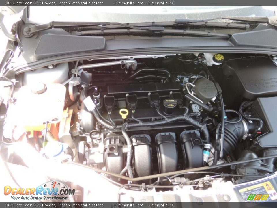 2012 Ford Focus SE SFE Sedan Ingot Silver Metallic / Stone Photo #18