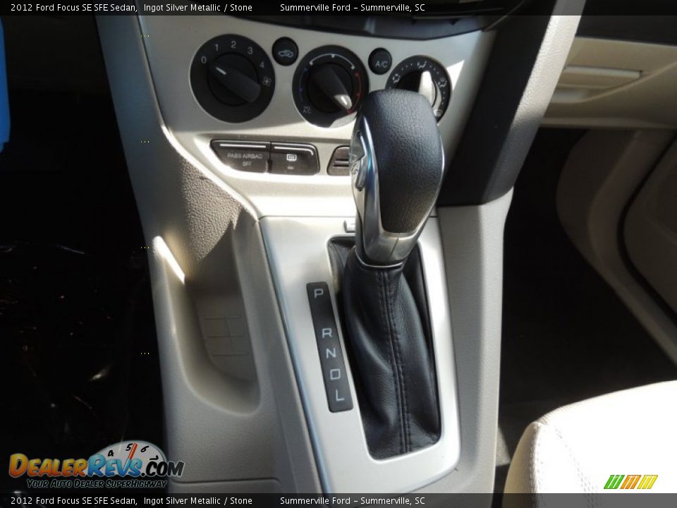 2012 Ford Focus SE SFE Sedan Ingot Silver Metallic / Stone Photo #19