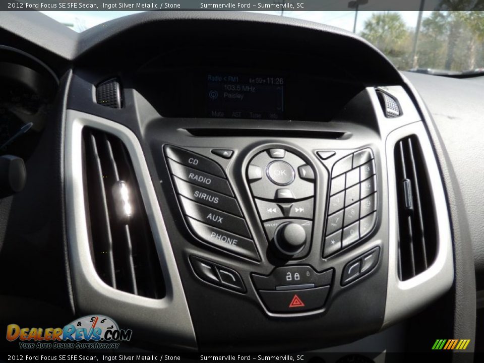 2012 Ford Focus SE SFE Sedan Ingot Silver Metallic / Stone Photo #20