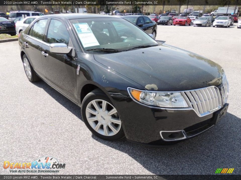2010 Lincoln MKZ AWD Tuxedo Black Metallic / Dark Charcoal Photo #1