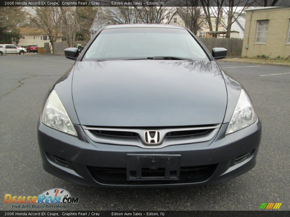 2006 Honda Accord EX Coupe Graphite Pearl / Gray Photo #11
